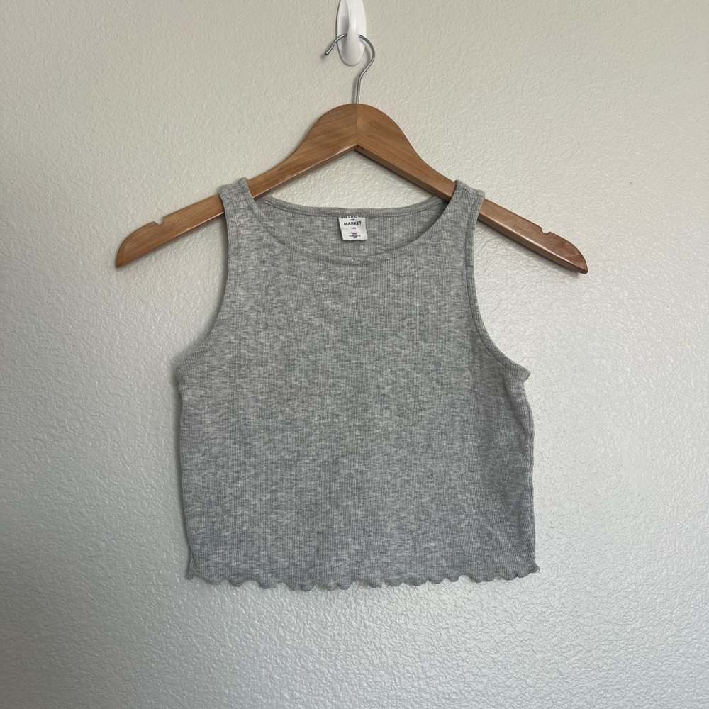 Melrose and Market Heather Gray Tank Top